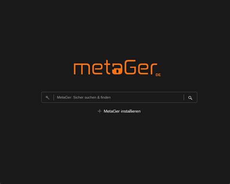 metager suchmaschine einrichten